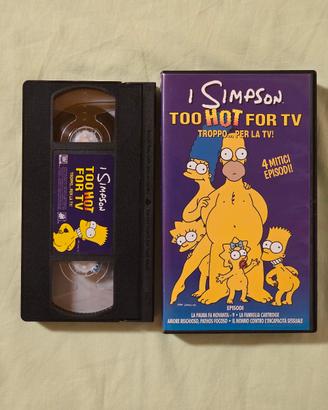 🍩 I Simpson, Troppo Hot per la TV!, VHS Originale