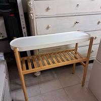 Piedistallo Ikea per piante, bambù/bianco, 70