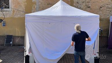 Gazebo 3x3 struttura esagonale 45mm