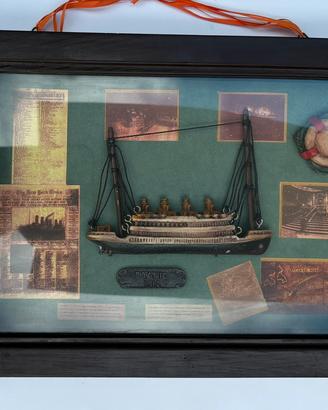 Quadro memorabilia titanic