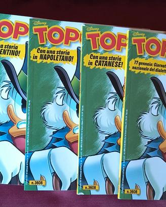 Set 5 Fumetti TOPOLINO n. 3608 4 Dialetti+Italiano