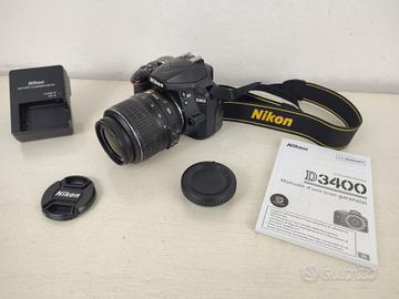 Nikon d3400 Bluetooth FULL HD PARI AL NUOVO