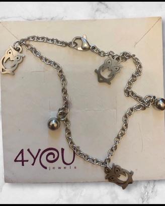 Braccialetto gufetti 4you c/scatolina originale