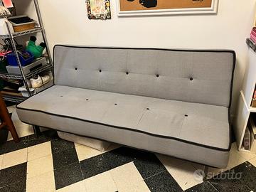Divano Letto Grigio chiaro