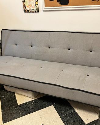 Divano Letto Grigio chiaro