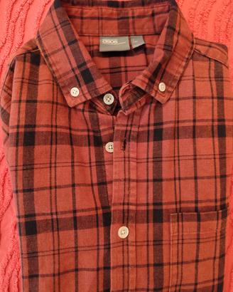 Camicia Asos uomo ragazzo s rosso nera