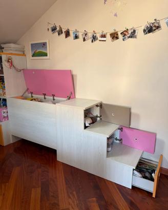 Letto e mobile cameretta