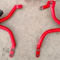 YAMAHA TT350 pedane passeggero originali rosse