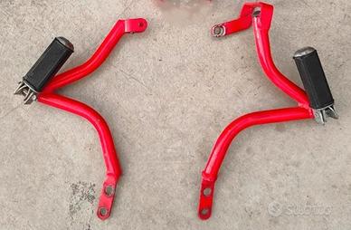 YAMAHA TT350 pedane passeggero originali rosse