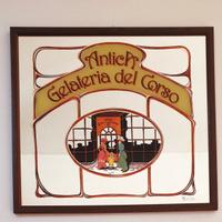 Specchio pubblicitario Antica Gelateria Del Corso