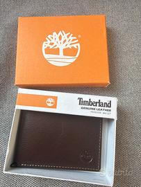 Portafoglio marrone Timberland pelle