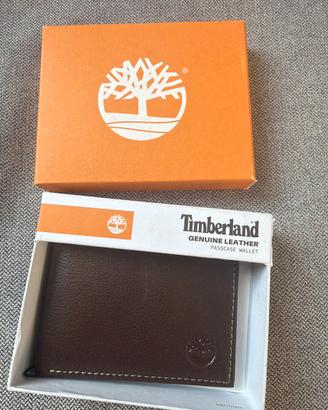 Portafoglio marrone Timberland pelle