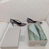 Tacco 6cm Scarpe Giancarlo Paoli Pelle Pitone 38