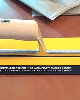 Spatola America c/lama lunga in acciaio inox mm.35