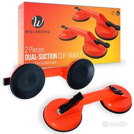 2x Sollevatore a Ventosa 100kg Piastrelle, Laminat