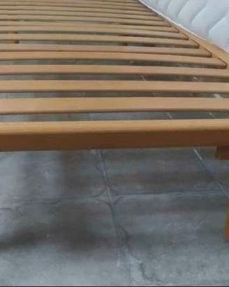 letto doghe singolo legno