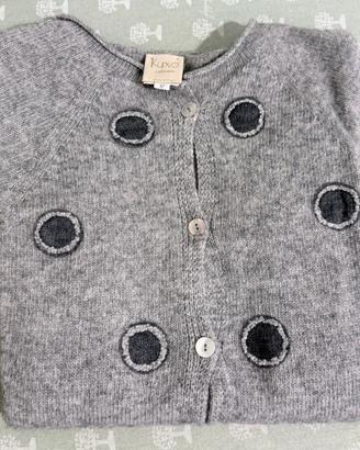 Morbisissimo cardigan di cashmire per ragazza