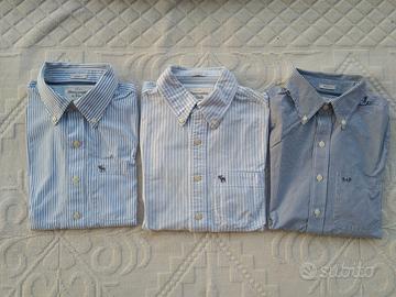 Lotto 3 Camicie Uomo Abercrombie & Fitch - Tg S