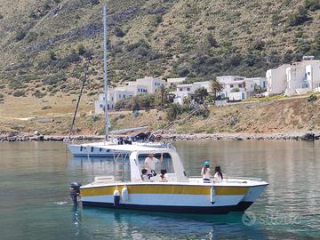 Catamarano con motori yamaha