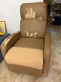 Poltrona recrinabile