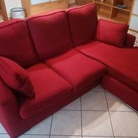 Divano con chaise longue 3 posti