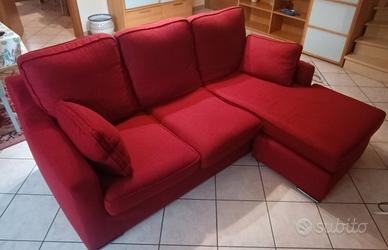 Divano con chaise longue 3 posti