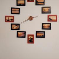 Orologio da parete artistico con quadretti