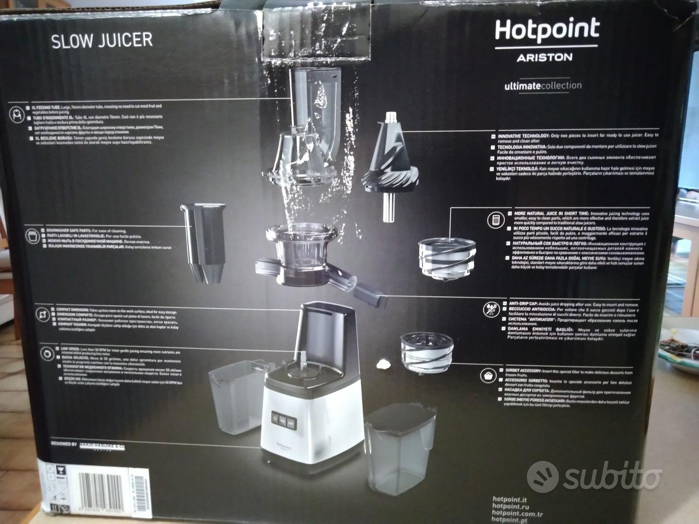 Estrattore - Slow Juicer Hotpoint Ariston - Elettrodomestici In vendita a  Milano