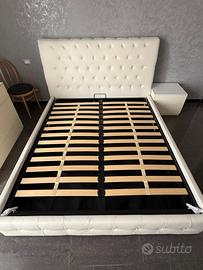 Letto matrimoniale con contenitore