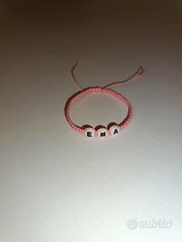 Bracciali personalizzati macramè con nome 