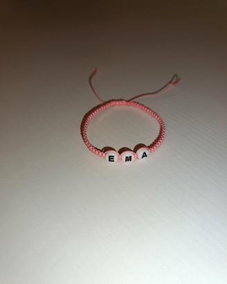 Bracciali personalizzati macramè con nome 