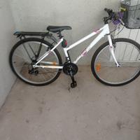 bicicletta bianca da donna