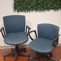 Sedia ufficio con ruote e braccioli