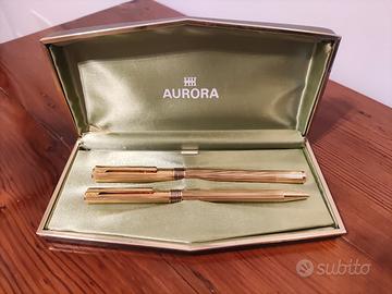 Penne Aurora Marco Polo in metallo dorato 