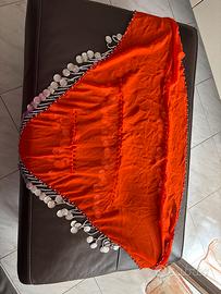 Pareo per danza del ventre arancio