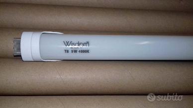 tubo neon a led da 60cm luce naturale -15 pezzi