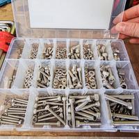 Set viti acciaio inox assortite M3 M4 M5 M6 480 pz