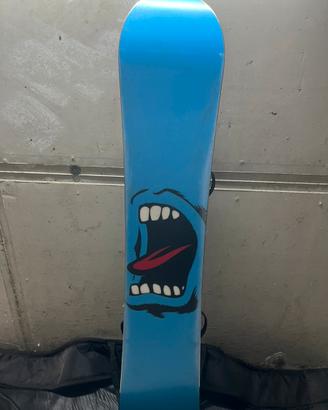 Tavola da snowboard santa cruz + scarponi burton