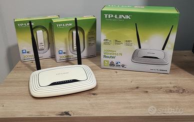 TP-Link Wireless N Router 300Mbps + 2 USB Adapters