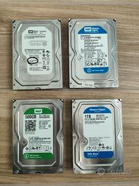 HDD 3.5 WD da 160-320-500gb - 1 TB