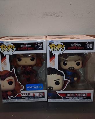 set 2 Funko pop serie doctor strange
