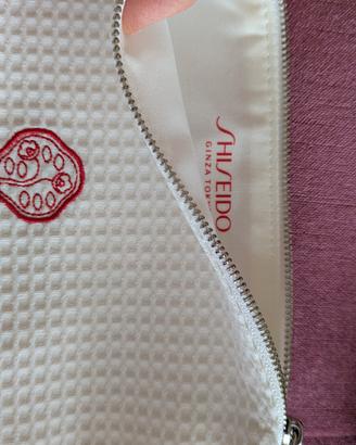 Pochette Shiseido bianca