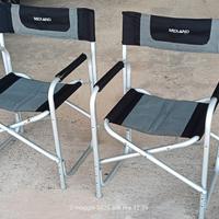 N. 2 SEDIE REGISTA NERA/MELANGE - MIDLAND