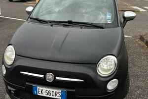 Fiat 500 anniversario colore nero opaco