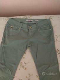 Jeans skinny Fracomina verde salvia IT 46 | W36