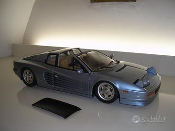 POCHER Ferrari Testarossa TARGA 1/8 GRIGIA con tet