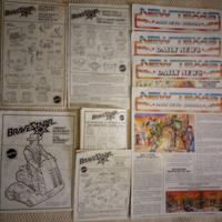 Bravestarr Mattel 5 fogli istruzioni + 4 Poster