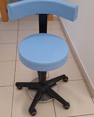 seggiolino in ecopelle regolabile in altezza