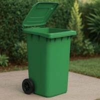 Bidone per rifiuti colore verde 🟩