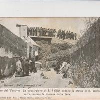 cartolina eruzione Vesuvio 1906